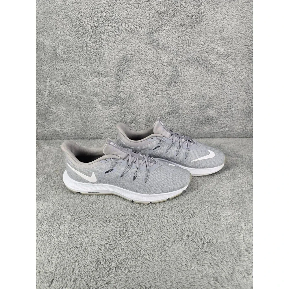 Nike Shoes Mens Size 7.5 Quest Sneakers Gray White Running Athletic